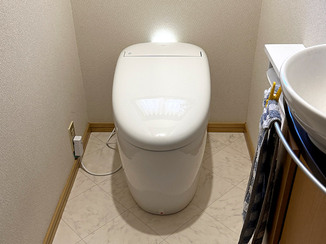 トイレリフォーム 機能性が向上し快適で使いやすくなったトイレ