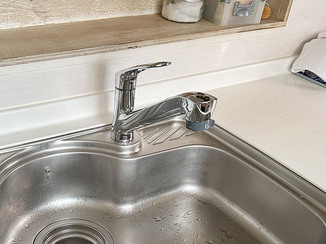 小工事 すっきり使いやすいキッチン水栓