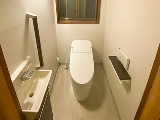 トイレリフォーム 将来のことも考えた、快適なトイレ