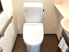 トイレリフォーム清潔感のある、使いやすいトイレ